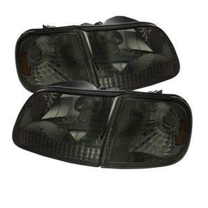 5070333 Xtune fits Ford 97-03 F150 / Expedition 97-02 Crystal Headlights w/Cor
