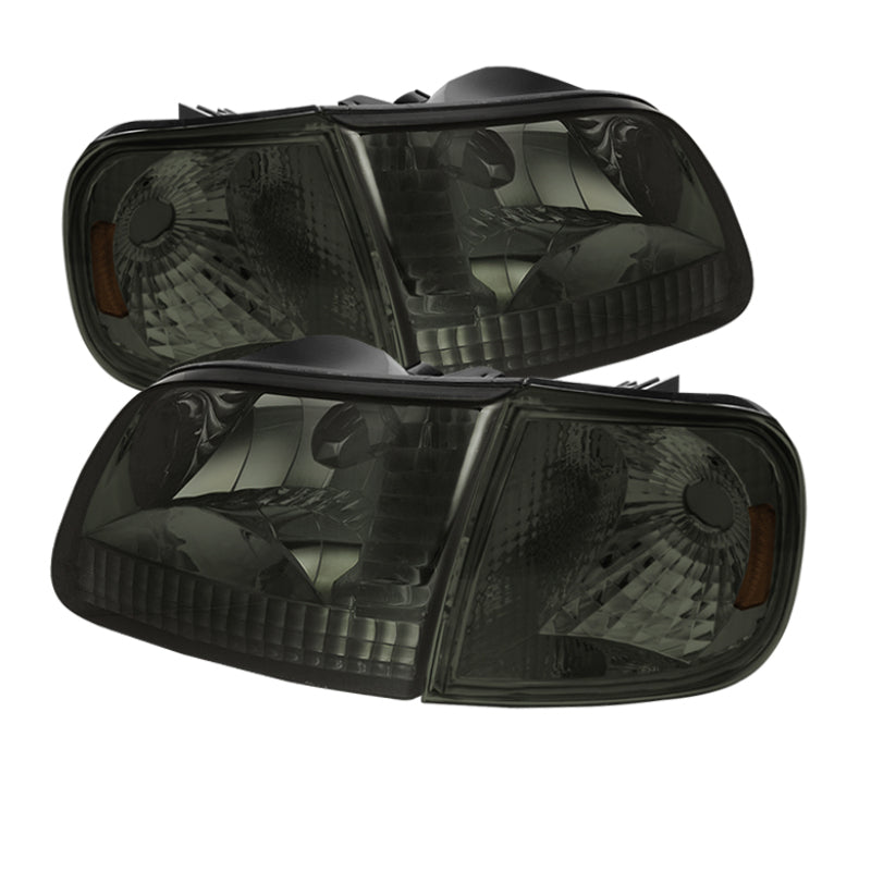 5070333 Xtune fits Ford 97-03 F150 / Expedition 97-02 Crystal Headlights w/Cor