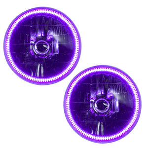 ORACLE Lighting 7081-007 97-06 fits Jeep Wrangler TJ Pre-Assembled LED Halo Headlights -UV/Purple