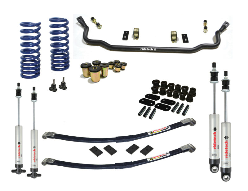 Ridetech 11175010 70-81 fits Chevrolet Camaro Small Block StreetGRIP Suspension System w/ Ball Joints & Bushings