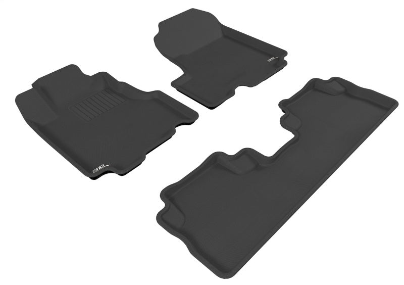 3D MAXpider 2011-2013 fits Hyundai Elantra Kagu 1st Row Floormat - Black