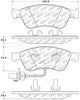 Stoptech 308.1024 Street Touring 07-10 Audi S6/S8 Front Brake Pads