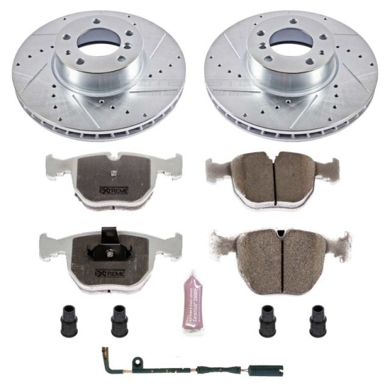 PowerStop K508-26 97-00 fits BMW 540i Front Z26 Street Warrior Brake Kit