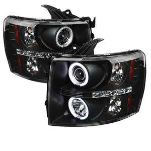 Spyder 5033864 fits Chevy 07-13 Silverado 1500 Projector Headlights CCFL Halo L