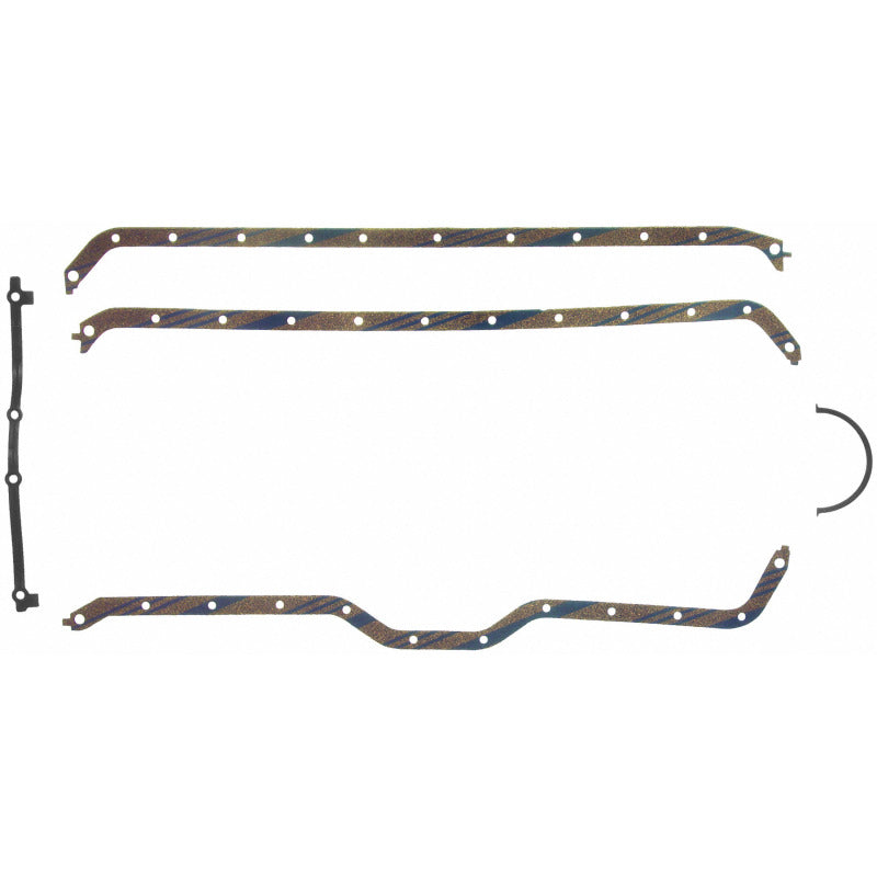 Fel-Pro OS13881C1 fits Jeep Wrangler OS 13881 C-1 Engine Oil Pan Gasket Set Blue Stripe cork-rubber