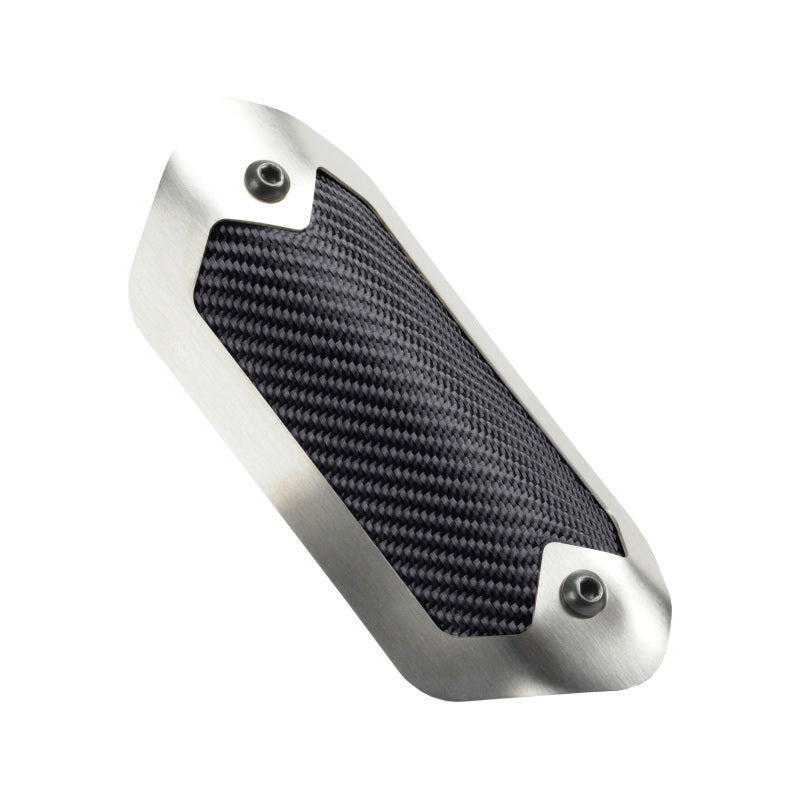 DEI  10900 Powersport Flexible Heat Shield - 3.5in x 6.5in - Brushed/Onyx