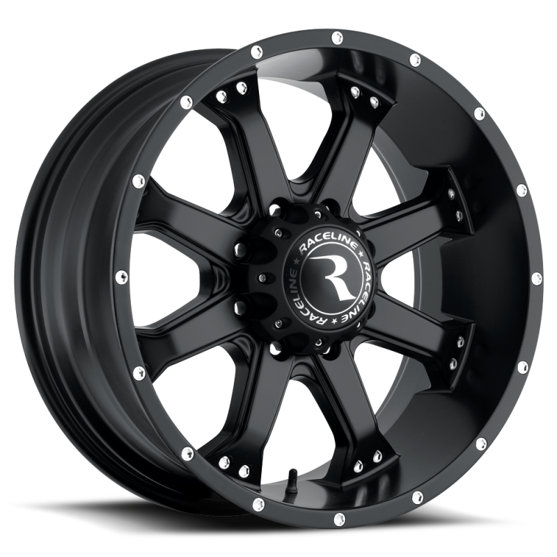 Raceline 991B-89080-00 991B Assault 18x9in / 8x165.1 BP / 0mm Offset / 125.2mm B