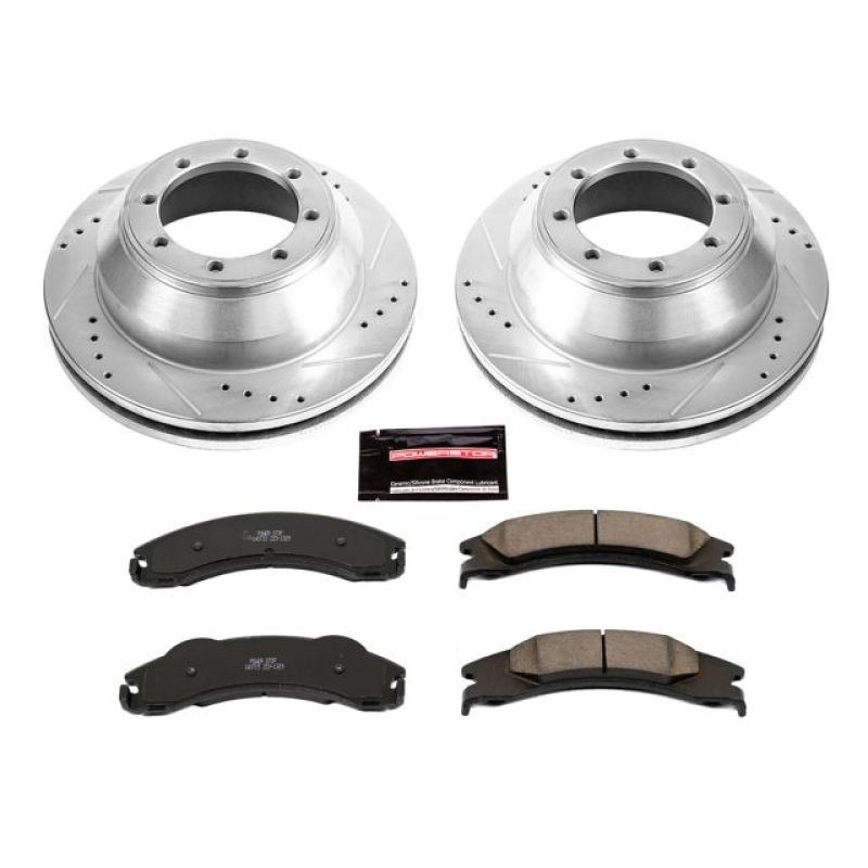 Power Stop K4719 17-18 fits Ford E-450 Super Duty Rear Z23 Evolution Brake Kit