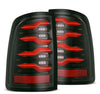 AlphaRex 640002 09-18 fits Dodge RAM LUXX-Series LED Taillights Black Red w/A