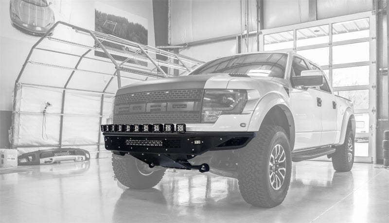 Addictive Desert Designs F014532910103 fits Ford 10-14 F-150 Raptor Race Series R Front Bumper - 10 Single Lights