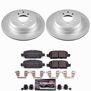 Power Stop 09-12 Infiniti EX35 Rear Z23 Coated Brake Kit