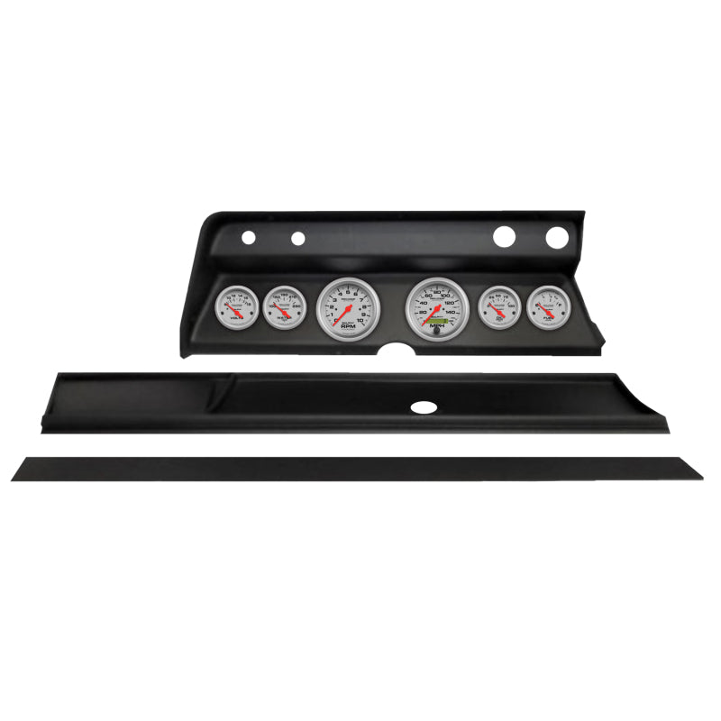 AutoMeter 2931-13 Autometer Ultra-Lite Direct Fit Dash Kit 1966 fits Chevy Chevelle (2 x 3-3/8in. / 4 x 2-1/16in.)