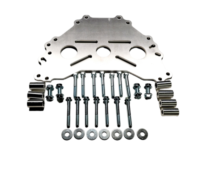 Granatelli Motor Sports 540107 Granatelli Billet Aluminum Engine Stand Adapter Plate for fits Ford Engines