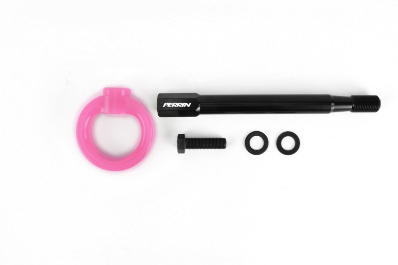 Perrin PSP-BDY-231HP 08-14 fits Subaru WRX/STI Tow Hook Kit (Front) - Hyper Pink