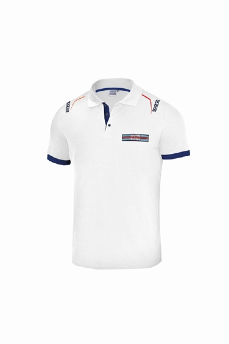 SPARCO 01276MRBI0XS Polo Martini-Racing XS White
