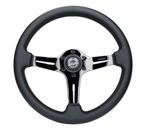NRG ST-018BC-PR ST-018BC-PR Light Weight Gaming Steering Wheel - 350mm 3 Black