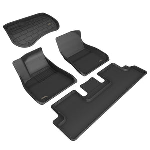 3D MAXpider 2018-2020 fits Kia Stinger Awd Kagu 1st Row Floormat - Black