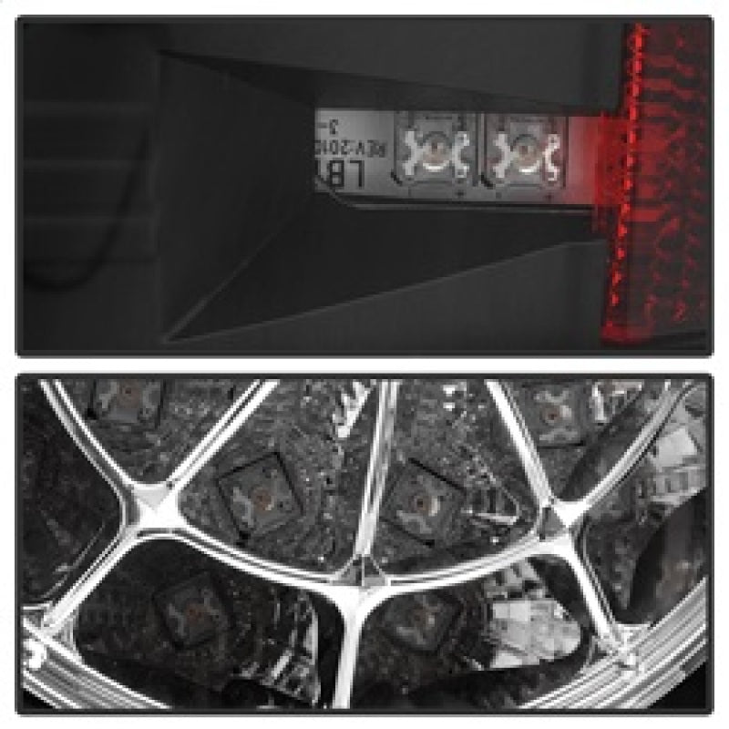 Spyder 5029584 fits Toyota 07-13 Tundra LED Tail lights Black ALT-YD-TTU07-LED-