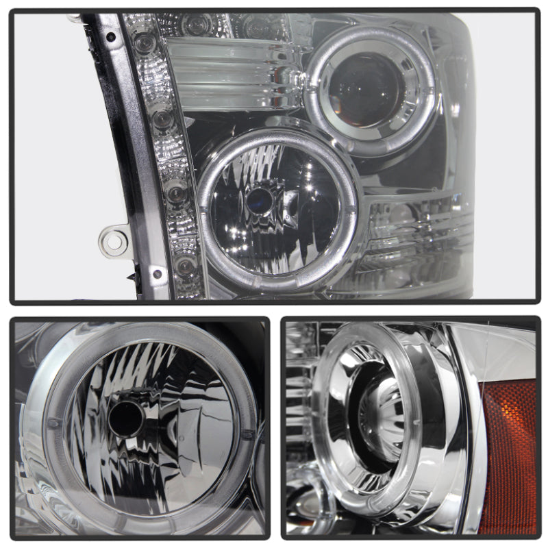 Spyder 5010056 fits Dodge 09-14 Ram 1500 10-14 Projector Headlights Halogen- LE