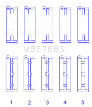 KING KINGMB5788SI0.25 fits KING MB5788SI0.25 Engine Bearings fits Suzuki J24B (