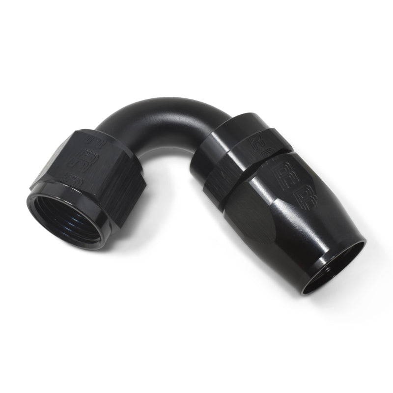 Russell 613425 Performance -10 AN Black 120 Degree Full Flow Swivel Hose End