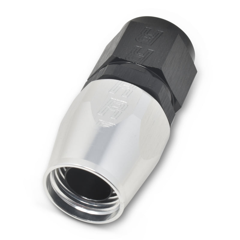 Russell 610013 Performance -4 AN Black/Silver Straight Full Flow Hose End