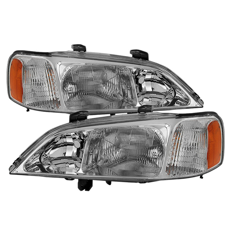 9029530 Xtune fits Acura 99-20 Tl 1901 OEM Style Headlights Chrome HD-JH-ATL99