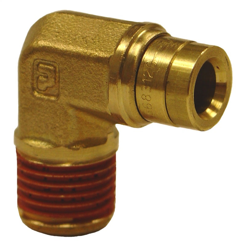 Firestone 3128 Male 1/4in. Push-Lock x 1/8in. NPT 90 Degree Elbow Air Fitting - 25 Pack (WR17603128)