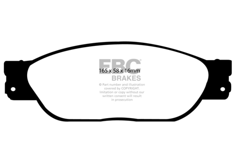 EBC DP21220/2 Brakes Greenstuff 2000 Series Sport Pads