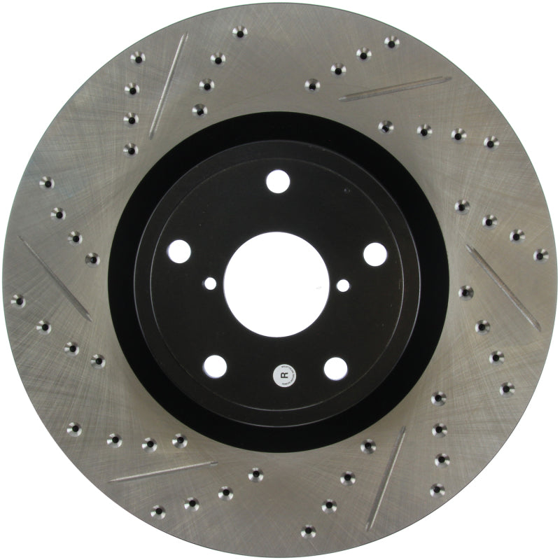 Stoptech 127.47022R 05-10 fits Subaru Impreza WRX/STi Slotted & Drilled Right Front Rotor