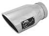 AFE 49T50702-P12  Exhaust Tip Bolt On Black 5in Inlet x 7in Outlet x 12in - Rig