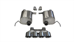 CORSA Performance 14762 Corsa 2014-2019 fits Corvette C7 Coupe 6.2L V8 AT/MT 2.75in Valve-Back Dual Rear Exit Polished Xtreme Exh