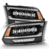 AlphaRex 880556 fits Ram 09-18 2500 NOVA LED Proj Headlights Plank Style Chrome w/Activ Light/Seq Signal/DRL