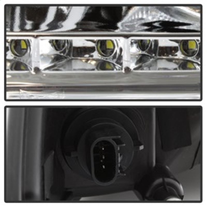 xTune 9036743 fits Dodge Ram 2009-2014 Halo LED Projector Headlights - Chrome P