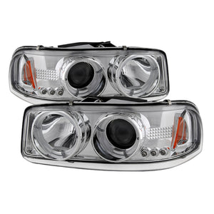 Spyder 5009364 fits GMC 99-06 Sierra 1500/2500/3500 Projector Headlights LED Ha