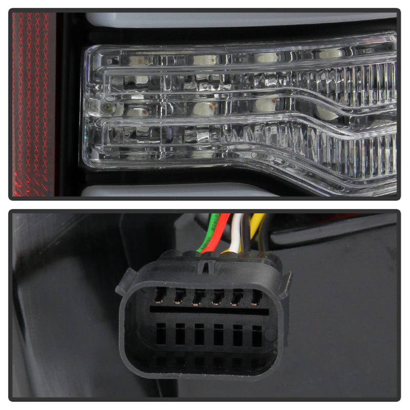 Spyder 5087294 fits Dodge 19-20 Ram LED Tail Light Black ALT-YD-DR19HAL-SEQ-BK