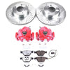 PowerStop KC7026 26 13 fits BMW X1 Front Z26 Street Warrior Brake Kit w/Calipers
