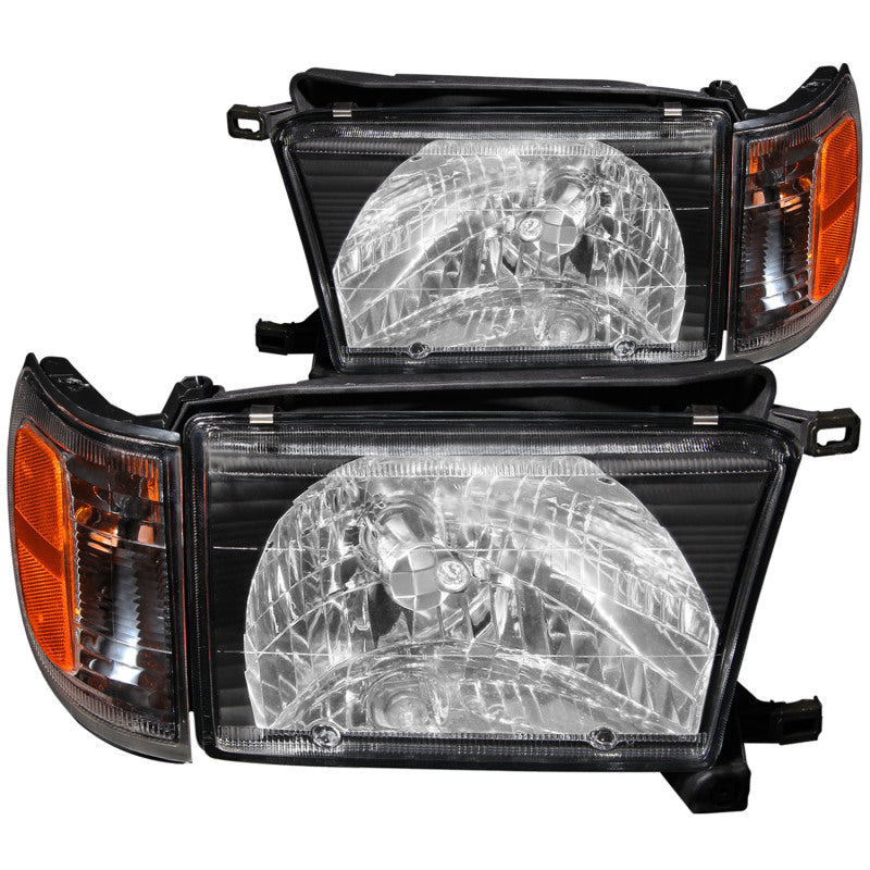 ANZO 111077 1902 fits Toyota 99-20 4Runner Crystal Headlights Black