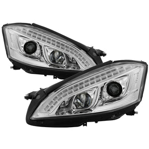 Spyder 5083906 fits Mercedes W221 S Class Headlights - HID Model Only - Chrome