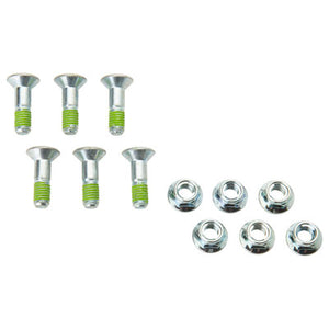 Bolt 2008-HS.EU Hub-Savers Double Locked Sprocket Fastening Kit  Silver