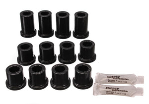 Energy Suspension 8.2102G 84-85 fits Toyota 4Runner 2 & 4WD Black Front Leaf Spring Bushing Set