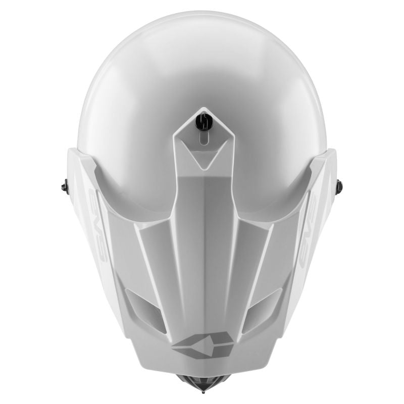 EVS DSHE18VS-VSW T5 Dual Sport Venture Solid Helmet Visor - White