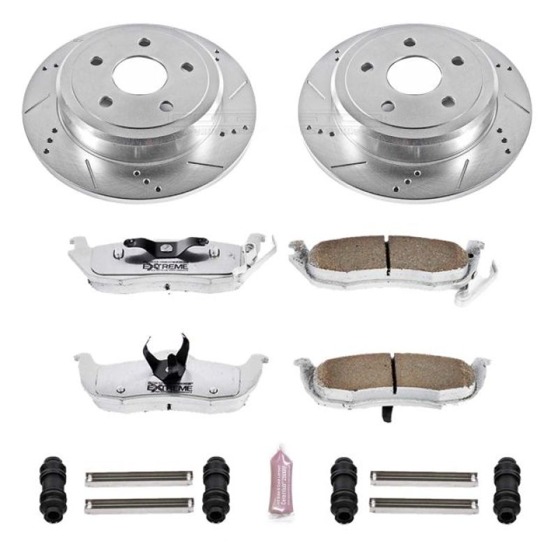 PowerStop K2221-26 06-10 fits Jeep Commander Rear Z26 Street Warrior Brake Kit