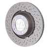 SHW Performance PRL49917 SHW 14-19 fits Porsche 911 Turbo 3.8L w/o Ceramics Left Rear Drilled-Dimpled LW Brake Rotor (99135240703)