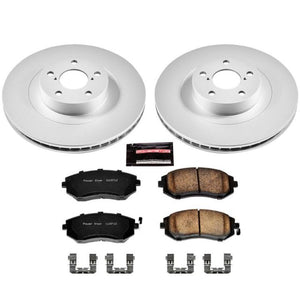 PowerStop fits Saab 9-2X Front Z17 Evolution Geo 05-06met Coated Brake Kit