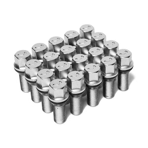 Vossen LUG-B1450-30-CH Lug Bolt - 17mm Hex - Cone Seat - Silver (Set of 20)