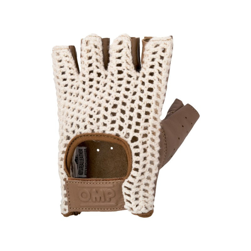 OMP IB0-0747-A01-010-L Tazio Vintage Glove Cream/Brown Leather - SizeL