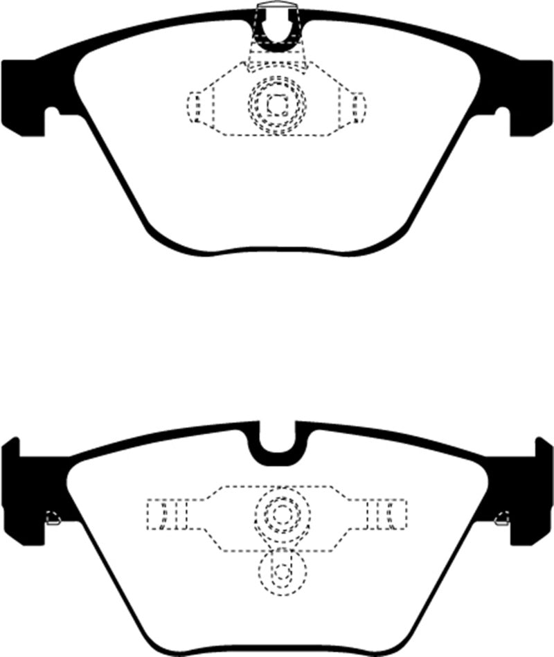 EBC DP21449 fits BMW 11-12 1M Coupe 3.0 Twin Turbo Greenstuff Front Brake Pads