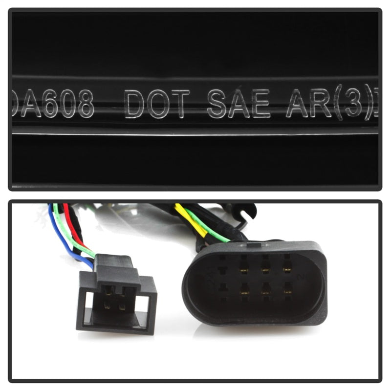 Spyder 5085160 fits Audi 09-12 A6 LED Tail Lights - Black (ALT-YD-AA609-LED-BK)