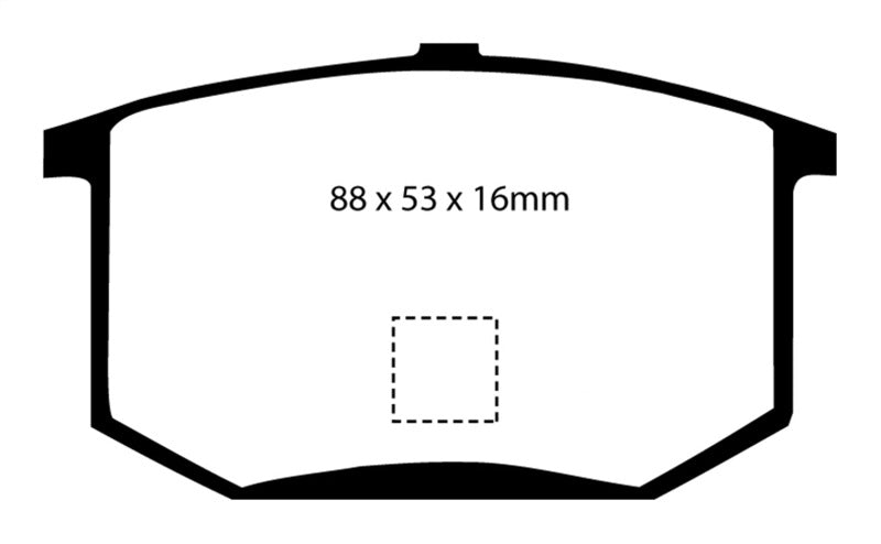 EBC DP2298 fits Lotus 75-80 Esprit 2.0 Greenstuff Rear Brake Pads